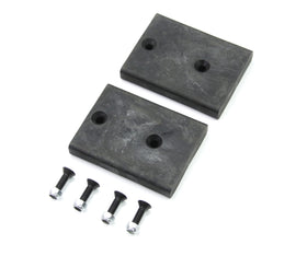 07-18 Wrangler JK 0.75 Inch SpeedBump Bump Stop Strike Pad Kit Rear Lower TeraFlex