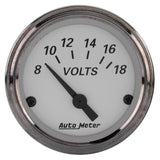 AutoMeter 1992 Traditional incandescent lighting illuminates around the perimeter of the dial
