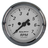 AutoMeter 1994 Traditional incandescent lighting illuminates around the perimeter of the dial