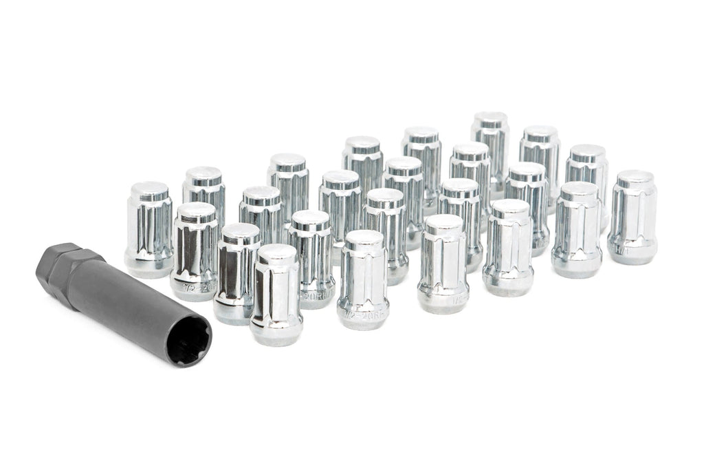 M12 x 1.5 Lug Nut Set of 24 | Chrome