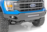 Rough Country 10809A High Clearance Front Bumper | LED Lights & Skid Plate | Ford F-150 (21-23)