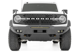 Front Bumper | Modular | Full Wings | Amber DRL | Ford Bronco (2 Door) (21-26)/Bronco (21-25) 