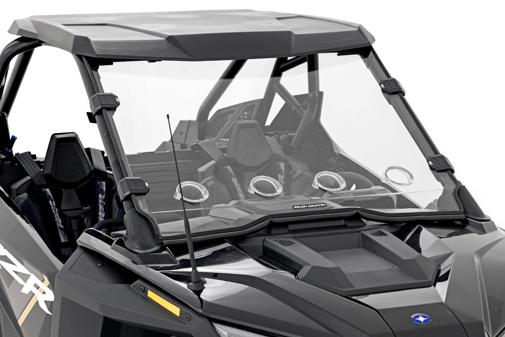 Vented Full Windshield | Scratch Resistant | Polaris RZR Turbo R 4 