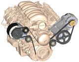 Holley 20-136 Includes R4 A/C Compressor, Alternator, Power Steering Pump, Belt & Pulleys