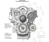 Holley 20-162P Includes SD7 A/C Compressor, Alternator, P/S Pump, Tensioner, Belt, & Pulleys