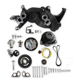 Holley 20-187BK LS Engine Drive includes Alternator, Tensioner, Crank Damper, Belt, & Pulleys