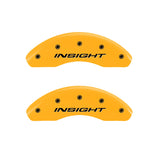 MGP Caliper Covers 20003FINSYL Front Set of 2: Yellow finish, Black Insight (Front Only)