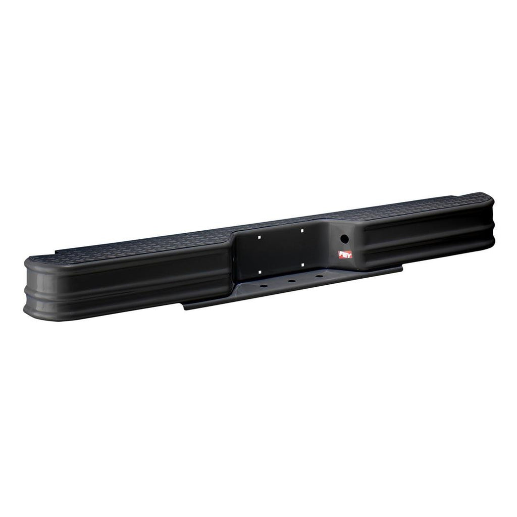 Westin 20009 Diamondstep Universal Rear Bumper; Black; Mount Kit Required;
