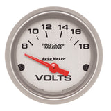 AutoMeter 200756-33 GAUGE, VOLTMETER, 2 1/16
