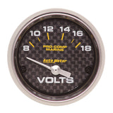 AutoMeter 200756-40 GAUGE, VOLTMETER, 2 1/16