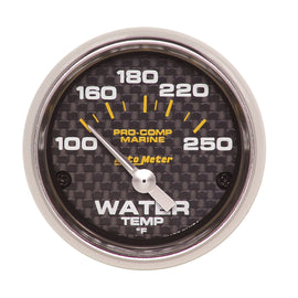AutoMeter 200762 GAUGE, WATER TEMP, 2 1/16