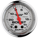 AutoMeter 200774-35 GAUGE, VAC/BOOST, 2 1/16
