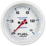 AutoMeter 200848 GAUGE, FUEL PRESSURE, 2 1/16
