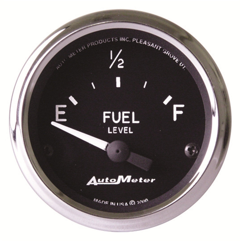 AutoMeter 201011 Traditional incandescent lighting illuminates around the perimeter of the dial