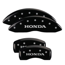 Load image into Gallery viewer, MGP Caliper Covers 20201SHONBK Set of 4: Black finish, Silver Honda