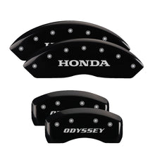 Load image into Gallery viewer, MGP Caliper Covers 20203SODSBK Set of 4: Black finish, Silver Honda / Odyssey