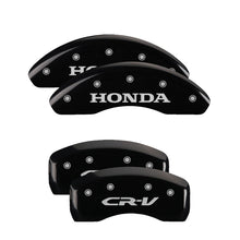 Load image into Gallery viewer, MGP Caliper Covers 20205SCRVBK Set of 4: Black finish, Silver Honda / CR-V