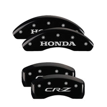 Load image into Gallery viewer, MGP Caliper Covers 20206SHCRBK Set of 4: Black finish, Silver Honda / CR-Z