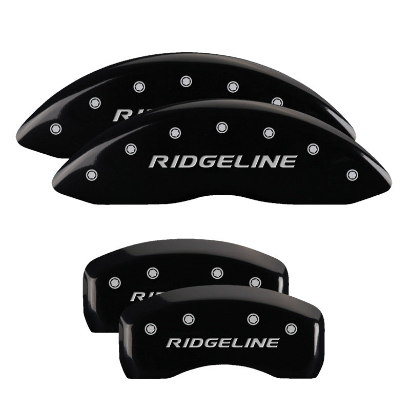 MGP Caliper Covers 20213SRGLBK Set of 4: Black finish, Silver RIDGELINE 2017