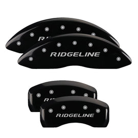 MGP Caliper Covers 20213SRGLBK Set of 4: Black finish, Silver RIDGELINE 2017