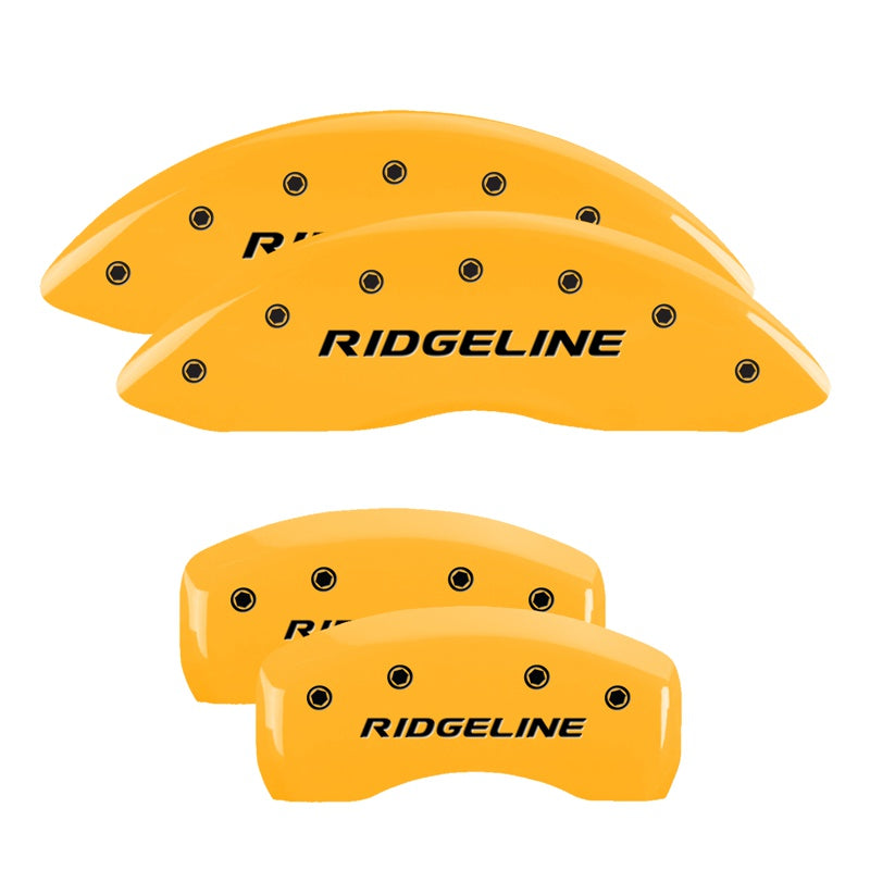 MGP Caliper Covers 20213SRGLYL Set of 4: Yellow finish, Black RIDGELINE 2017