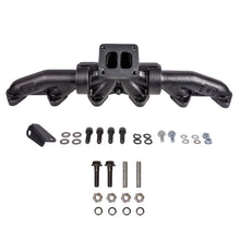 Load image into Gallery viewer, Pulse Flow Exhaust Manifold Kit Fits 98.5-2002 5.9L 24V Cummins 3-Pc T3 With Turbo Flange Hardware ATS