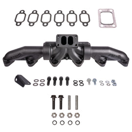 ATS Pulse Flow Exhaust Manifold Kit Fits 1994-Early 1998 5.9L 12V Cummins 3-Pc T3 With Gaskets Turbo Hardware