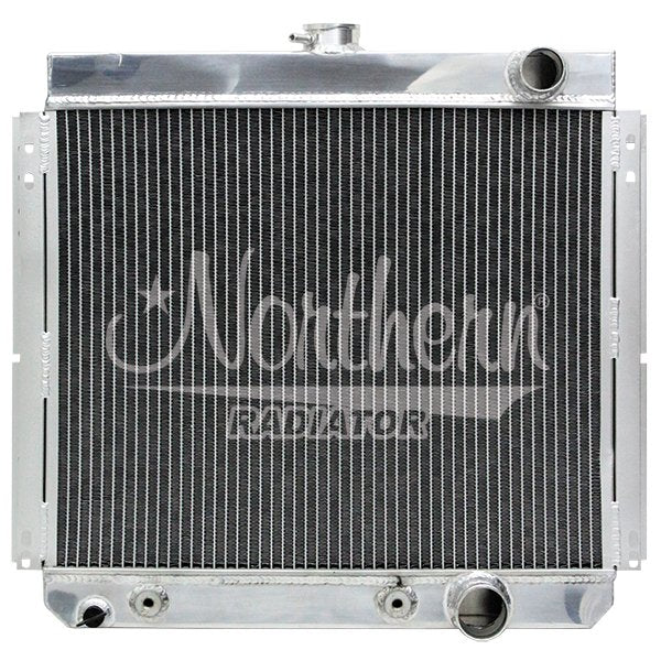 Northern Radiator 205214 Muscle Car Radiator - 19 3/4 21 7/8 x 2 1/2 - Outlet Passenger Side