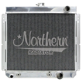 Northern Radiator 205214 Muscle Car Radiator - 19 3/4 21 7/8 x 2 1/2 - Outlet Passenger Side