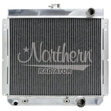 Northern Radiator 205214 Muscle Car Radiator - 19 3/4 21 7/8 x 2 1/2 - Outlet Passenger Side