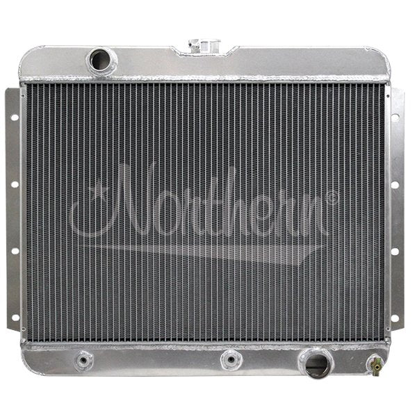 Northern Radiator 205217 Muscle Car Radiator - Downflow - 22 3/8 X 25 3/8 X 3 1/8