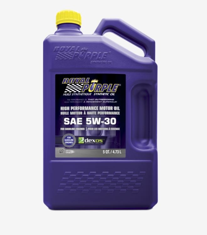 Royal Purple 20530  SAE 5W30 Syn SN GF-5  5 QT
