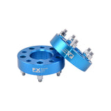 TrailFX W550003PB 5x127mm/5x5.00 In Bolt Pattern 1.5 In Thick 78.10mm Hub Blue Color Alum Set Of 2