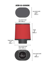AEM Induction 21-2259DK DryFlow Air Filter