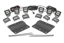 Load image into Gallery viewer, LED Light Kit | Fog Mount | Triple 2" Black Pair | Flood | Ford Bronco (21-26)