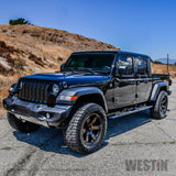 Westin 21-24165 PRO TRAXX 4 Oval Nerf Step Bars; Black; Steel;