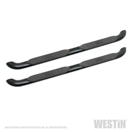 Westin 21-3615 Platinum 4 Oval Nerf Step Bars; Black; Steel; Mount Kit Included; Rocker Mount;