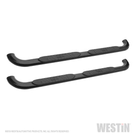 Westin 21-4085 Platinum 4 Oval Nerf Step Bars; Black; Steel; Mount Kit Included; Rocker Mount;