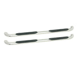Westin 21-4130 Platinum 4 Oval Nerf Step Bars; Stainless Steel; For Double Cab;