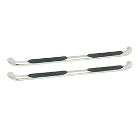 Westin 21-4130 Platinum 4 Oval Nerf Step Bars; Stainless Steel; For Double Cab;