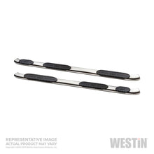 Load image into Gallery viewer, Westin 21-534230 PRO TRAXX 5 Oval Wheel to Wheel Nerf Step Bars; Stainless Steel; w/Mount Kit;