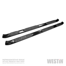 Load image into Gallery viewer, Westin 21-534235 PRO TRAXX 5 Oval Wheel to Wheel Nerf Step Bars; Black; w/Mount Kit;