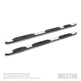 Westin 21-534680 PRO TRAXX 5 Oval Wheel to Wheel Nerf Step Bars; Stainless Steel; w/Mount Kit;
