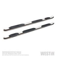 Load image into Gallery viewer, Westin 21-534690 PRO TRAXX 5 Oval Wheel to Wheel Nerf Step Bars; Stainless Steel; w/Mount Kit;