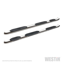 Load image into Gallery viewer, Westin 21-534700 PRO TRAXX 5 Oval Wheel to Wheel Nerf Step Bars; Stainless Steel; w/Mount Kit;