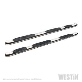 Westin 21-534700 PRO TRAXX 5 Oval Wheel to Wheel Nerf Step Bars; Stainless Steel; w/Mount Kit;