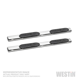 Westin 21-64130 PRO TRAXX 6 Oval Nerf Step Bars; Mount Kit Included; Polished Stainless Steel;