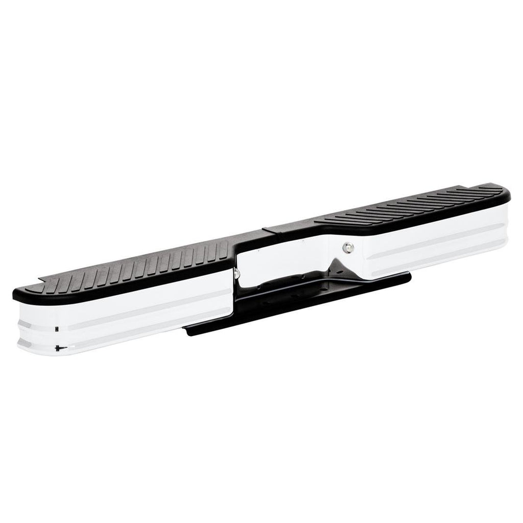 Westin 21007 SureStep Universal Rear Bumper; Chrome; Mount Kit Required;