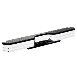 Westin 21007 SureStep Universal Rear Bumper; Chrome; Mount Kit Required;