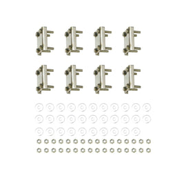Westin 22-1015 Premier Oval Nerf Step Bar Mount Kit; For Quad Cab;